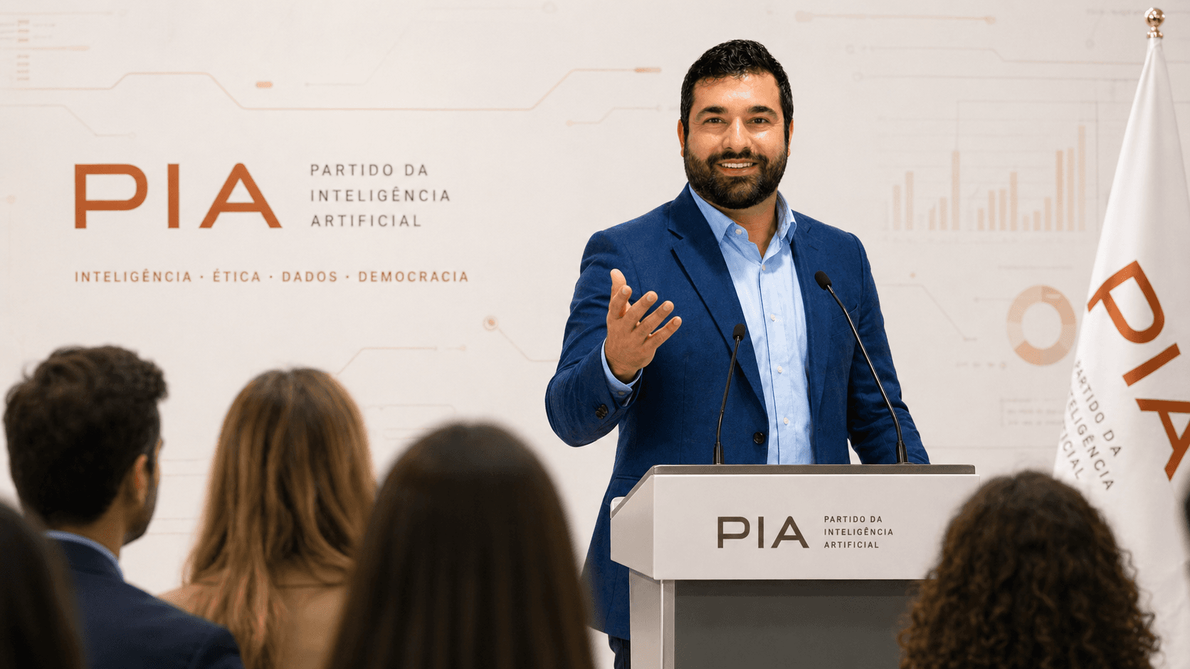 Miguel Pinto Gonçalves em palco